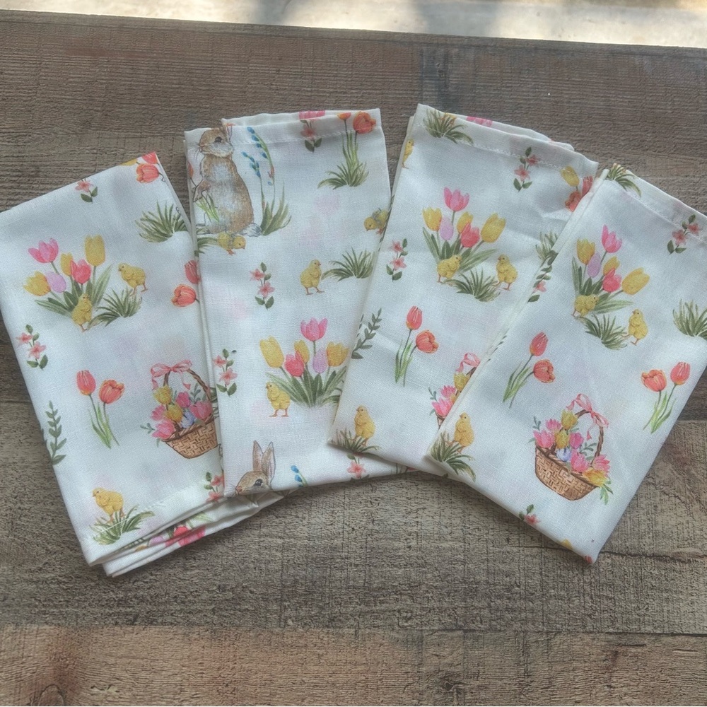 Easter Napkins. Set of 4